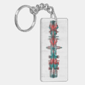 リンカーンUSAスカイライン キーホルダー (正面左)