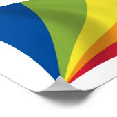 リンガフランカノバフラッグポスタープリント ポスター (角)