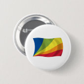 リンガフランカノヴァ国旗のボタン 缶バッジ (正面&裏面)