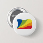 リンガフランカノヴァ国旗のボタン 缶バッジ (正面&裏面)