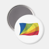 リンガフランカノヴァ国旗の磁石 マグネット (正面/裏面)