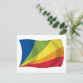 リンガフランカノヴァ国旗 ポストカード (スタンド正面)