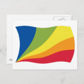 リンガフランカノヴァ国旗 ポストカード (正面/裏面)