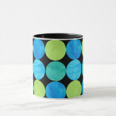 リンガーマグ、ブルームーンズパターン マグカップ (中央)