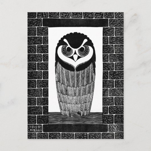 リンギル – サミュエル・ジェスルン・デ・メスキータヴィンテージ・アート ポストカード (正面)