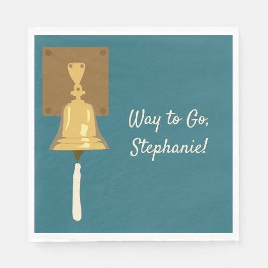 リンギングがんベル、終了トリートメント スタンダードランチョンナプキン (正面)