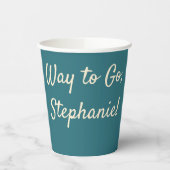 リンギングがんベル、終了トリートメント 紙コップ (左)