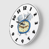 リンギング目覚まし時計 ラージ壁時計 (傾斜)