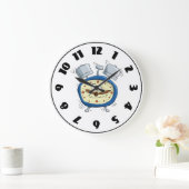 リンギング目覚まし時計 ラージ壁時計 (ホーム)