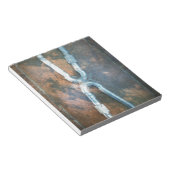 リンクされたカラバーアートプリント ノートパッド (アングル)