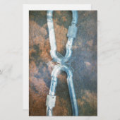 リンクされたカラバーアートプリント 便箋 (正面/裏面)