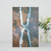 リンクされたカラバーアートプリント 便箋 (スタンド正面)