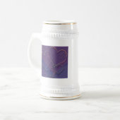 リンクされたハート ビールジョッキ (正面左)