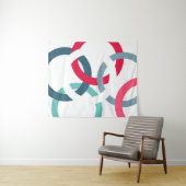 リンクされた円 タペストリー (インサイチュ(横))