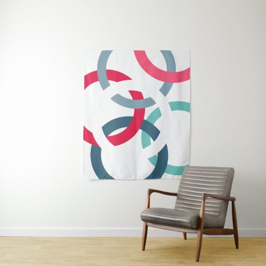 リンクされた円 タペストリー (インサイチュ)