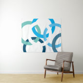 リンクされた円 タペストリー (インサイチュ(横))