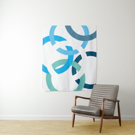 リンクされた円 タペストリー (インサイチュ)