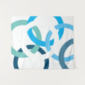 リンクされた円 タペストリー (正面(横))