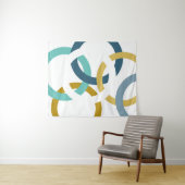 リンクされた円 タペストリー (インサイチュ(横))