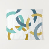 リンクされた円 タペストリー (正面(横))