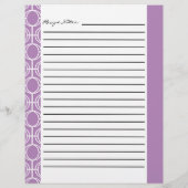 リンクされた永遠のリングや輪レシピの挿入 – 紫 (裏面)