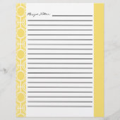 リンクされた永遠リングや輪レシピインサート – Lemon (裏面)