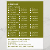 リンクされた結婚指輪、結婚式イベントプランナーの広告 チラシ (裏面)