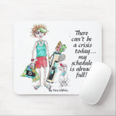 リンクの服を着て、今すぐ電話を切りなさい マウスパッド (マウス)