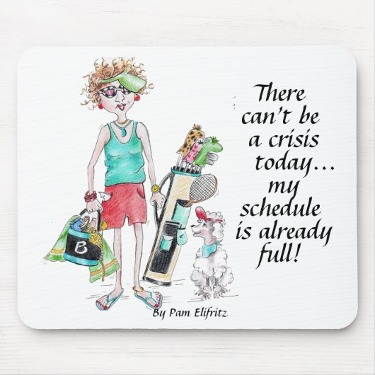 リンクの服を着て、今すぐ電話を切りなさい マウスパッド (正面)