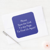 リンクを保存してください スクエアシール (封筒)