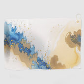 リンクを打つスタイル:プレミアムゴルフタオル ゴルフタオル (横)