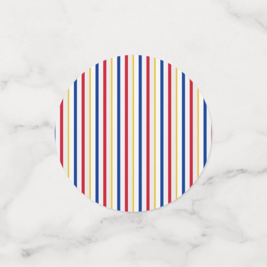 リンクインスパイアアイスホッケー競技場は縞で飾ります コンフェッティ (スモール正面)