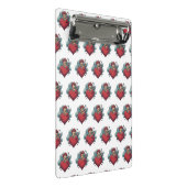 リンククラシック:ハートおよびキューピッドのクリップボード ミニクリップボード (アングル)