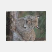 リンクスあなたを見て フリースブランケット (正面(横))