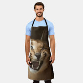 リンクスおっちょこちょいの エプロン (着用した状態)