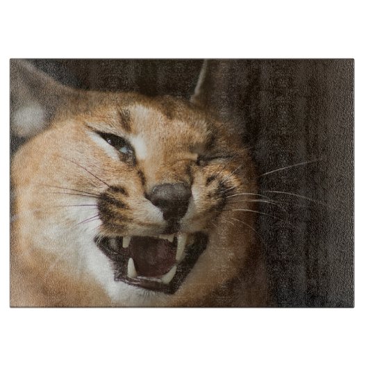 リンクスおっちょこちょいの カッティングボード (正面)