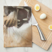 リンクスおっちょこちょいの キッチンタオル (四つ折り)