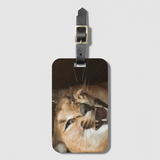 リンクスおっちょこちょいの ラゲッジタグ (正面縦)