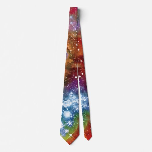 リンクスアークの恒星誕生領域 画家の描き下ろし ネクタイ (正面)