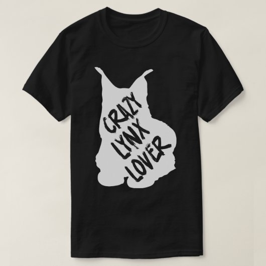リンクス好き Tシャツ (デザイン正面)