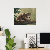 リンクス絵を描ズ – ポスター (ホームオフィス)