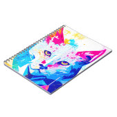 リンクス自然アニマルカラーアート絵画ズ ノートブック (左側)