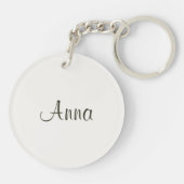 リンクス・ポイント・シャムパーソナライズされたゼ猫 キーホルダー (裏面)