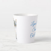 リンクス・ポイント・シャメゼ猫の親パーソナライズされた カフェラテマグ (正面)