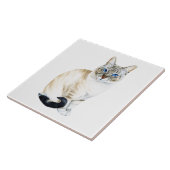 リンクス・ポイント・シャメゼ猫 タイル (側面)