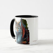 リンクス・マグとマントラ芸術的を愛する マグカップ (正面左)