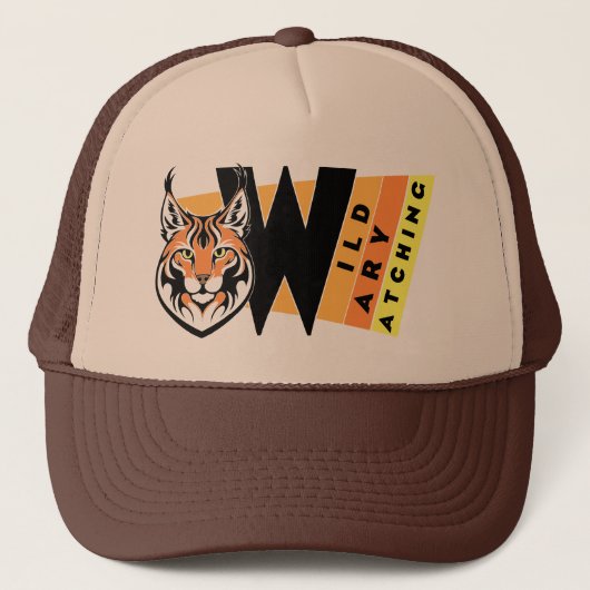 リンクス – 野生。用心しろ。ウォッチ キャップ (正面)