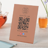リンクハブQRコードサインをスキャン 台座サイン (インサイチュ)