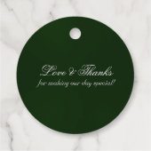 リンクハート書道 – Emerald/Silver 2 フェイバータグ (裏面)