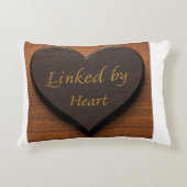 リンクハート。 アクセントクッション (正面)